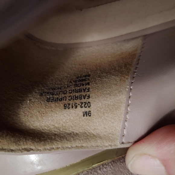 Olsenboye ankle boot platform heels in blush pink - Picture 8 of 9